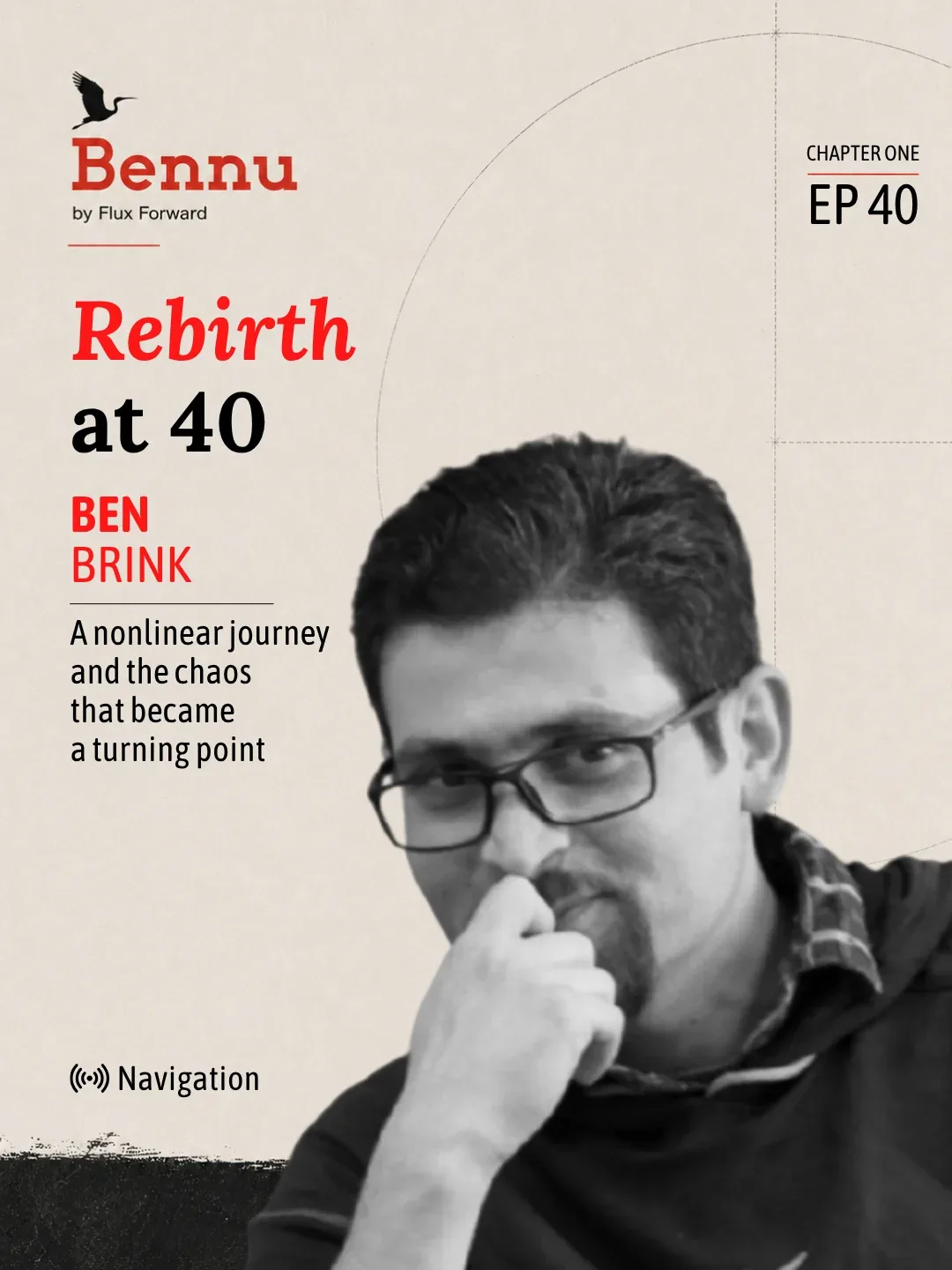 Bennu Chapter One finale cover for Rebirth at 40 with Ben